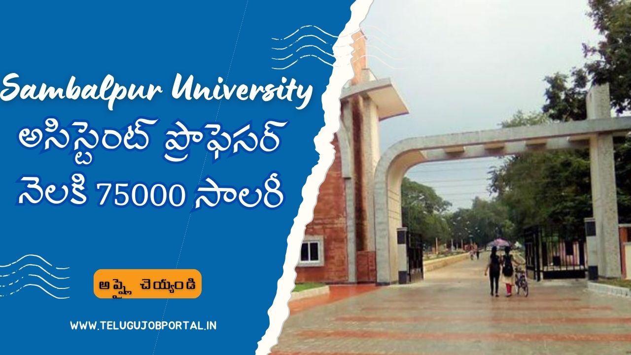 Sambalpur University recruitment